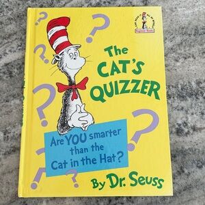 Vintage 1976 "The Cat's Quizzer" By Dr Seuss Children's Book Rare Banned Retired